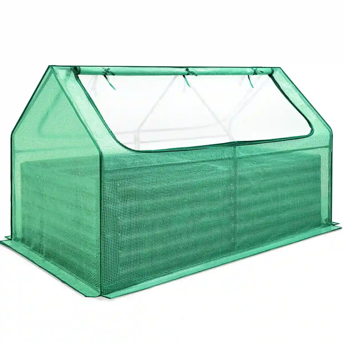 6' x 3' x 2' Galvanized Steel Raised Garden Bed with Cover - Durable Outdoor Planter Box for Vegetables, Flowers & Herbs - Perfect for Backyard, Patio & Urban Gardening
