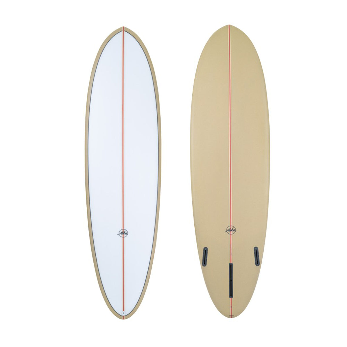 Aloha Fun Division Mid 7'0 Surfboard with PU Foam & FCS2 Fin System - Perfect for Beach Waves & Coastal Surfing Adventures
