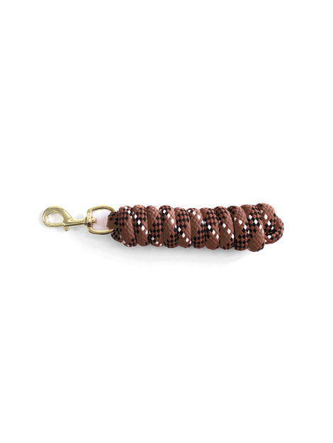 KM Elite Thick Cotton Lead Rope for Horses - Durable & Soft Training Lead with Brass Hardware - Perfect for Trail Riding, Show Prep & Daily Horse Care