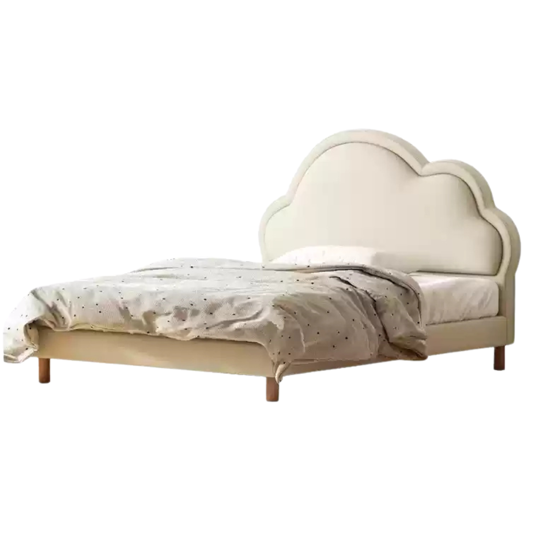 Milky white color / Children's bed