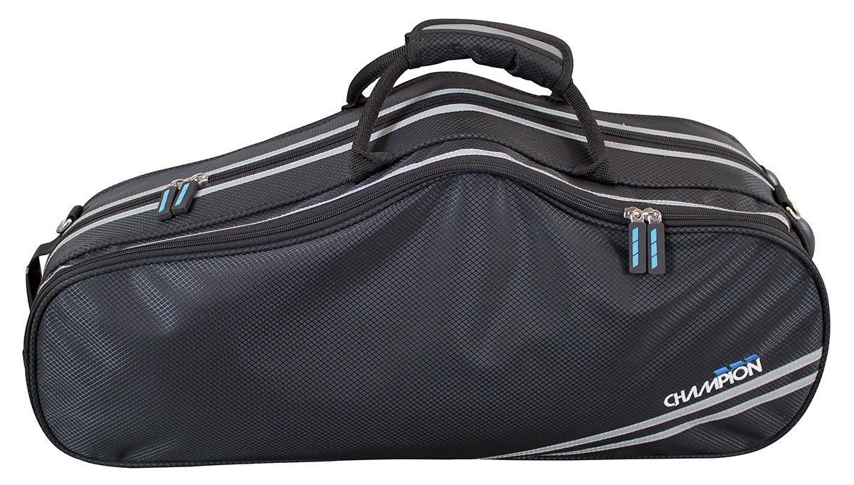 Champion Cases Alto Saxophone Case - Durable & Lightweight Saxophone Carrying Case for Professional & Student Musicians - Perfect for School, Band Practice & Travel