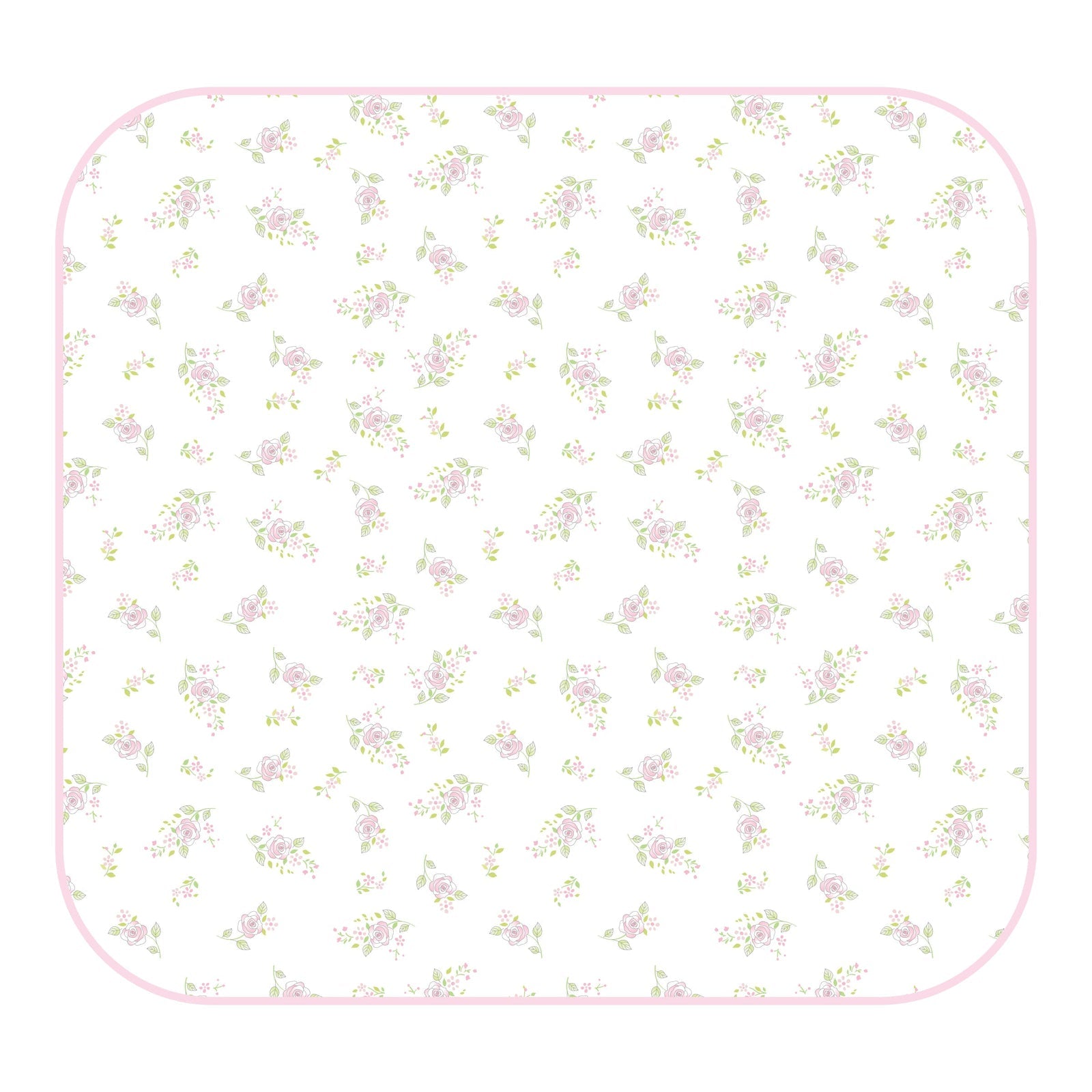 Hope's Rose Floral Print Swaddle Blanket for Baby Girls | Soft Pink Cotton Muslin Wrap Blanket | Perfect for Newborn Photography, Nursery Decor & Baby Shower Gifts
