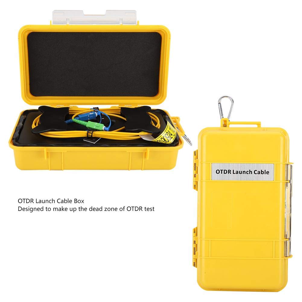 1km OTDR Extension Cable - SC/UPC to SC/APC Single Mode Fiber Optic Launch Cable for Dead Zone Elimination | Ideal for Network Testing, Fiber Optic Maintenance & OTDR Calibration