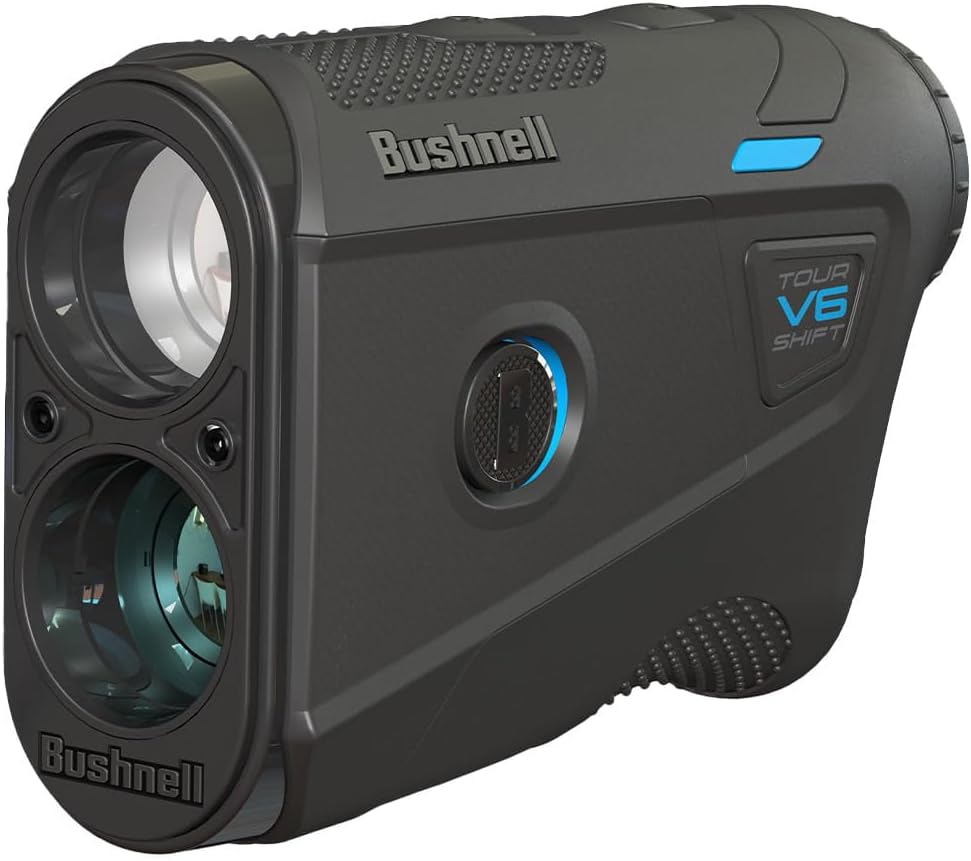Bushnell Tour V6 Shift Patriot Pack Golf Laser Rangefinder with Slope Technology - Accurate Distance Measurement for Golfers | Perfect for Tournaments & Practice Rounds