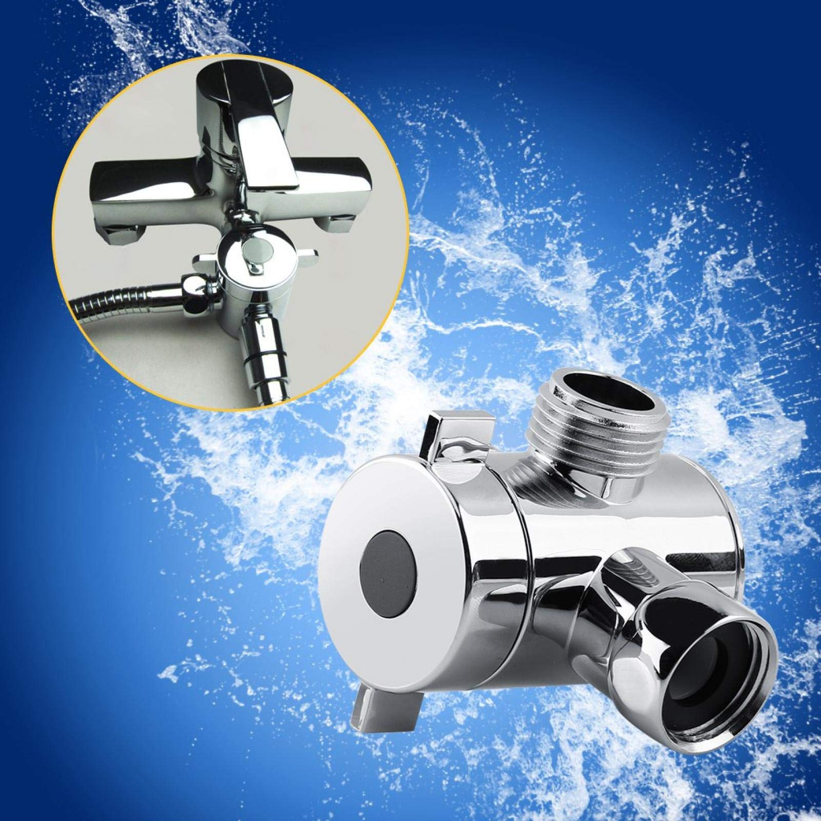 Shipenophy 3-Way Shower Diverter Valve - G1/2