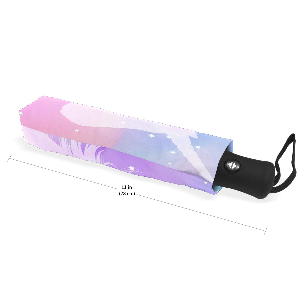 FORMRS Automatic Compact Umbrella - Windproof & Waterproof Rose Pink Travel Umbrella for Sun & Rain Protection - Perfect for Commuting, Walking, and Outdoor Activities