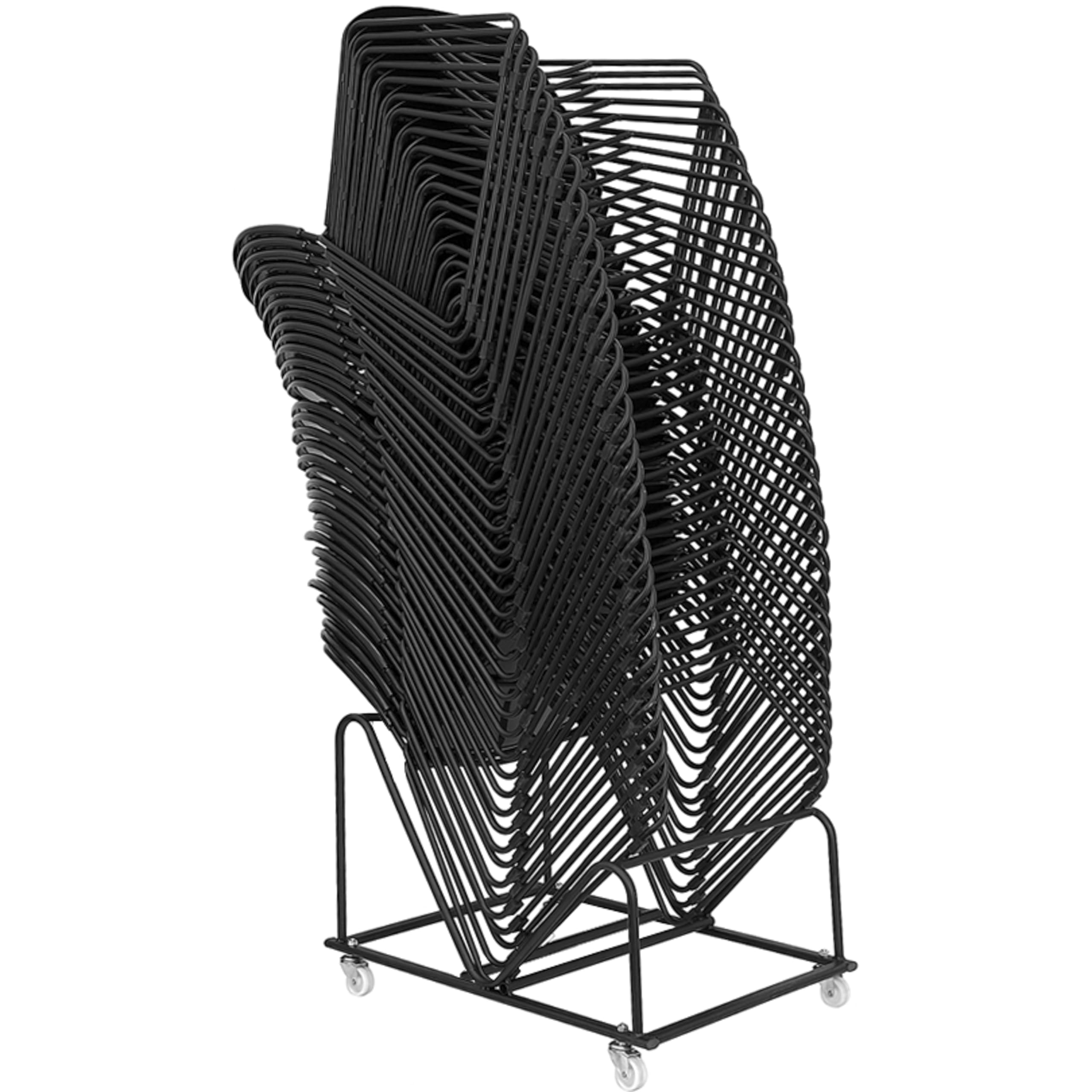 Stackable Sled Base Chair Dolly for Storage & Transport - Heavy Duty Event & Party Furniture Rental - Perfect for Weddings, Banquets, and Conference Setups