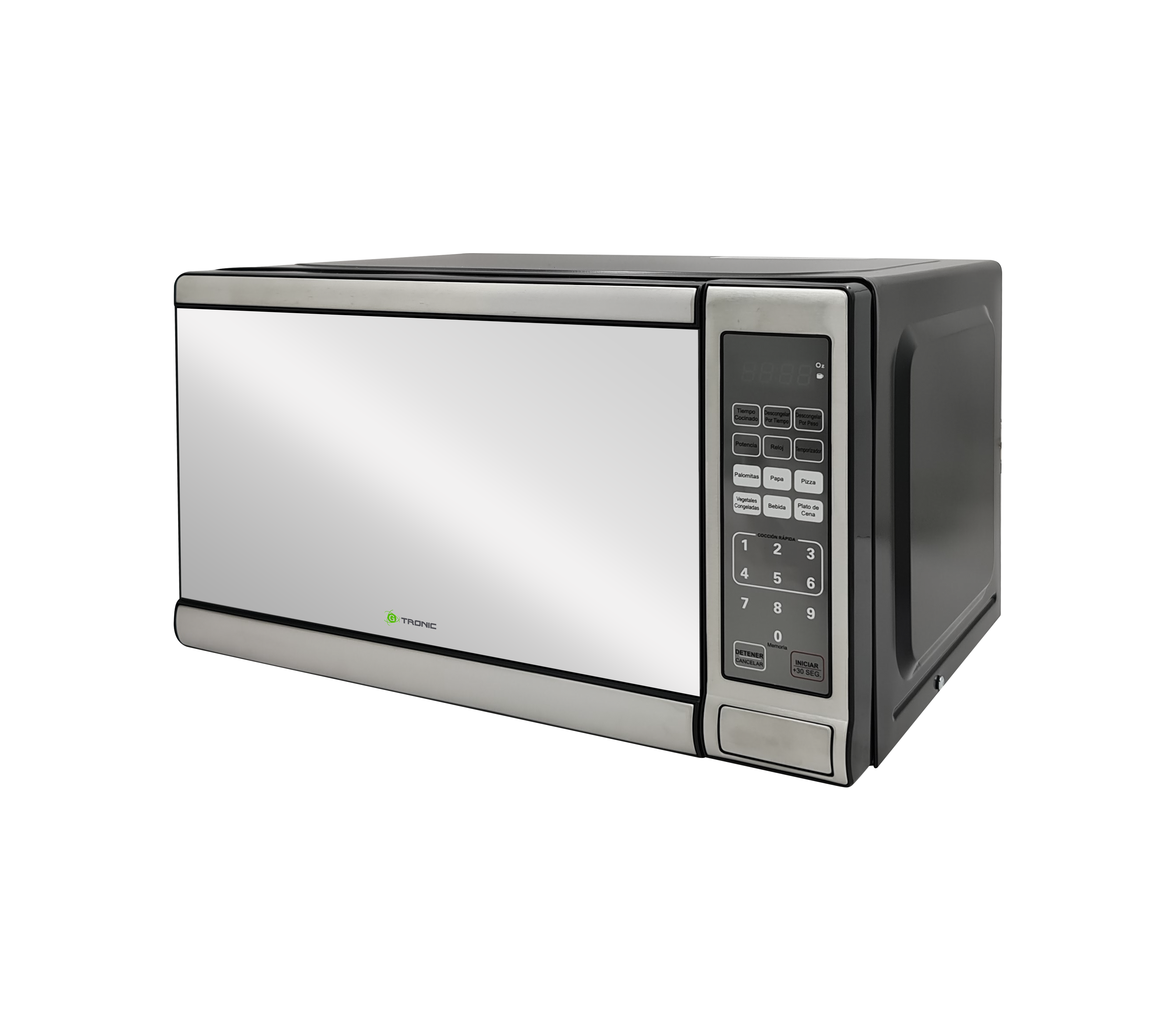 Ultrawave Silver Gtronic 20L Microwave Oven - Compact Countertop Microwave for Small Kitchens, Dorms, Offices & RVs