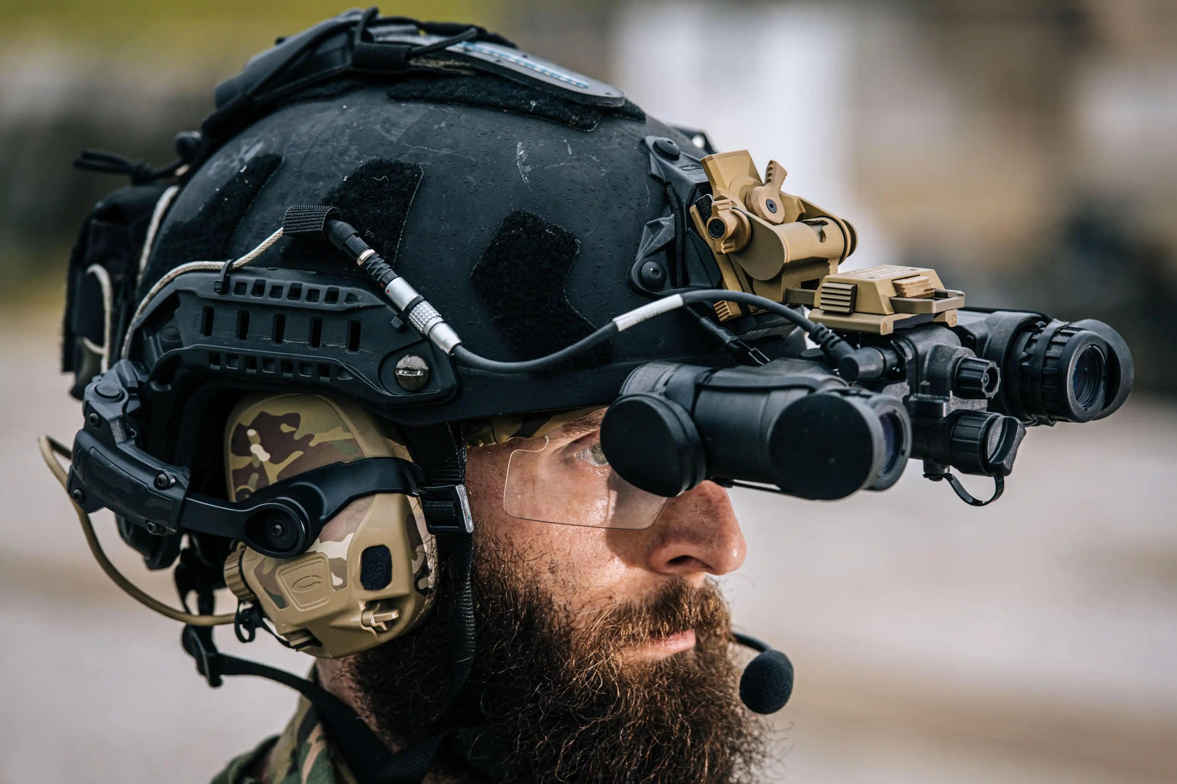 L3Harris BNVD 1531 Gen 3 Night Vision Goggles - White Phosphor 2700 FOM with IR Illuminator for Military, Hunting & Tactical Operations