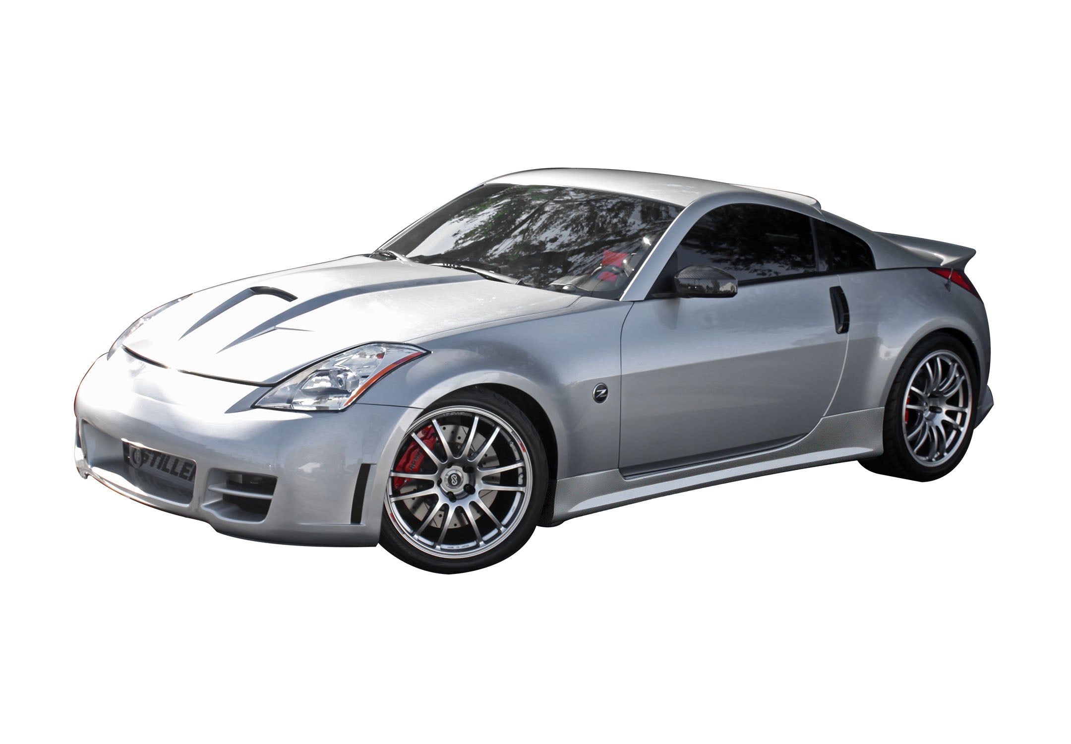 2003-2008 Nissan 350Z Z33 4-Piece Body Kit with Series 2 Skirts & Front Fascia (1035010KT2) - Upgrade Your Sports Car for Street Racing & Show Car Events