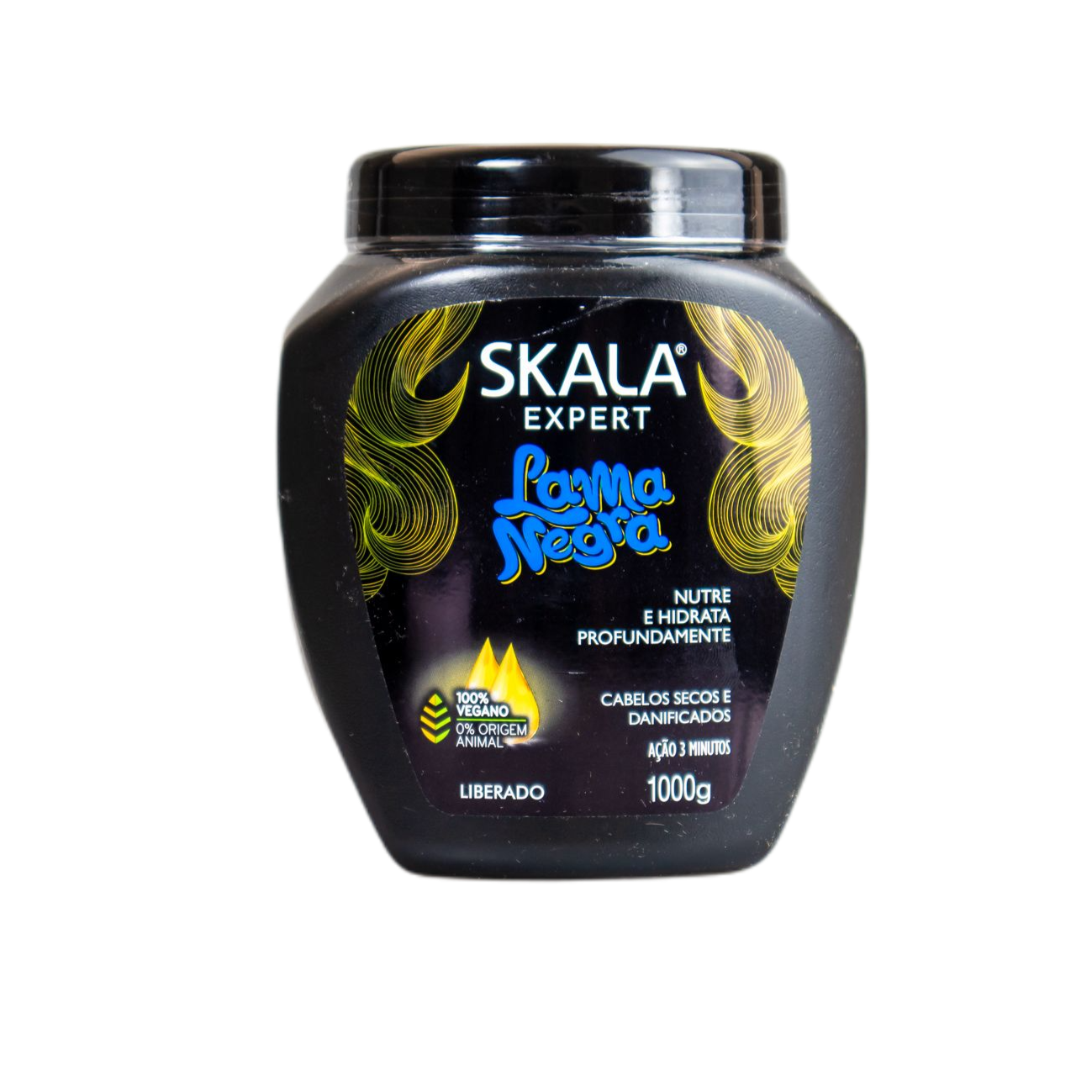 Skala Black Mud Hair Treatment Cream - Deep Conditioning for Dry & Damaged Hair - Salon Quality Hair Care for Smooth & Shiny Locks - Perfect for Home Use & Professional Styling