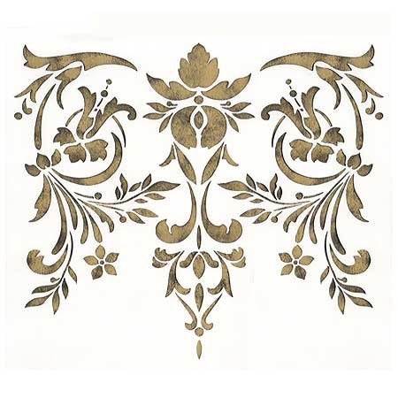 Toulouse Classic Panel Stencil - Reusable DIY Wall Painting Template for Home Decor, Furniture & Crafts | Perfect for Bedroom, Living Room & Nursery Accent Walls