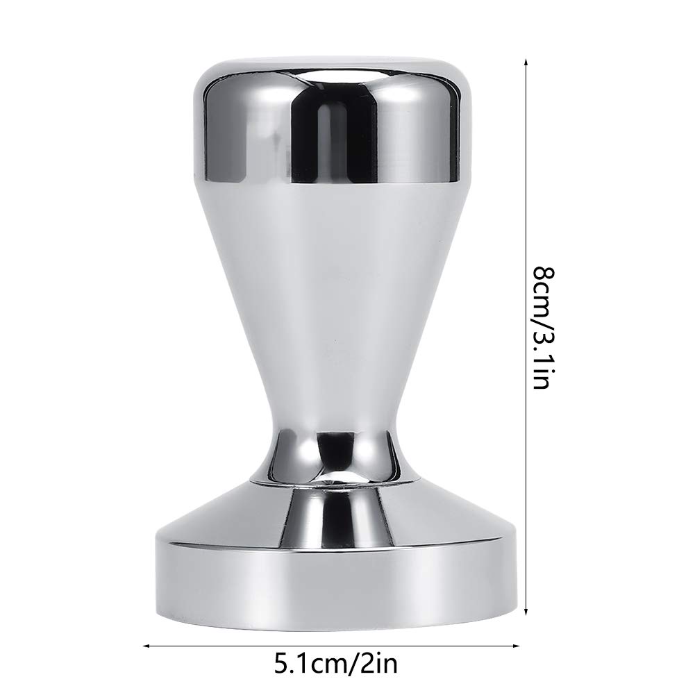 Premium Food Grade Stainless Steel Coffee Tamper - Barista Espresso Press Tool for Home & Professional Use - Perfect for Coffee Beans, Grounds & Espresso Making