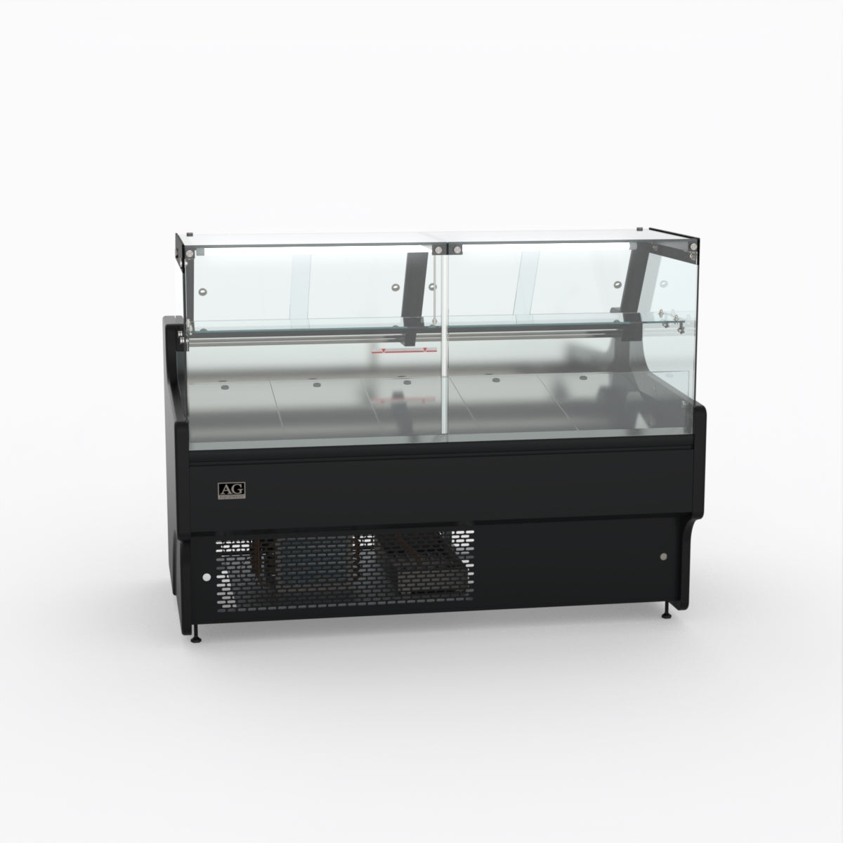 1.5 Meter Deli Showcase Glass Display Case - Commercial Refrigerated Food Display for Bakery, Deli, and Supermarket Use