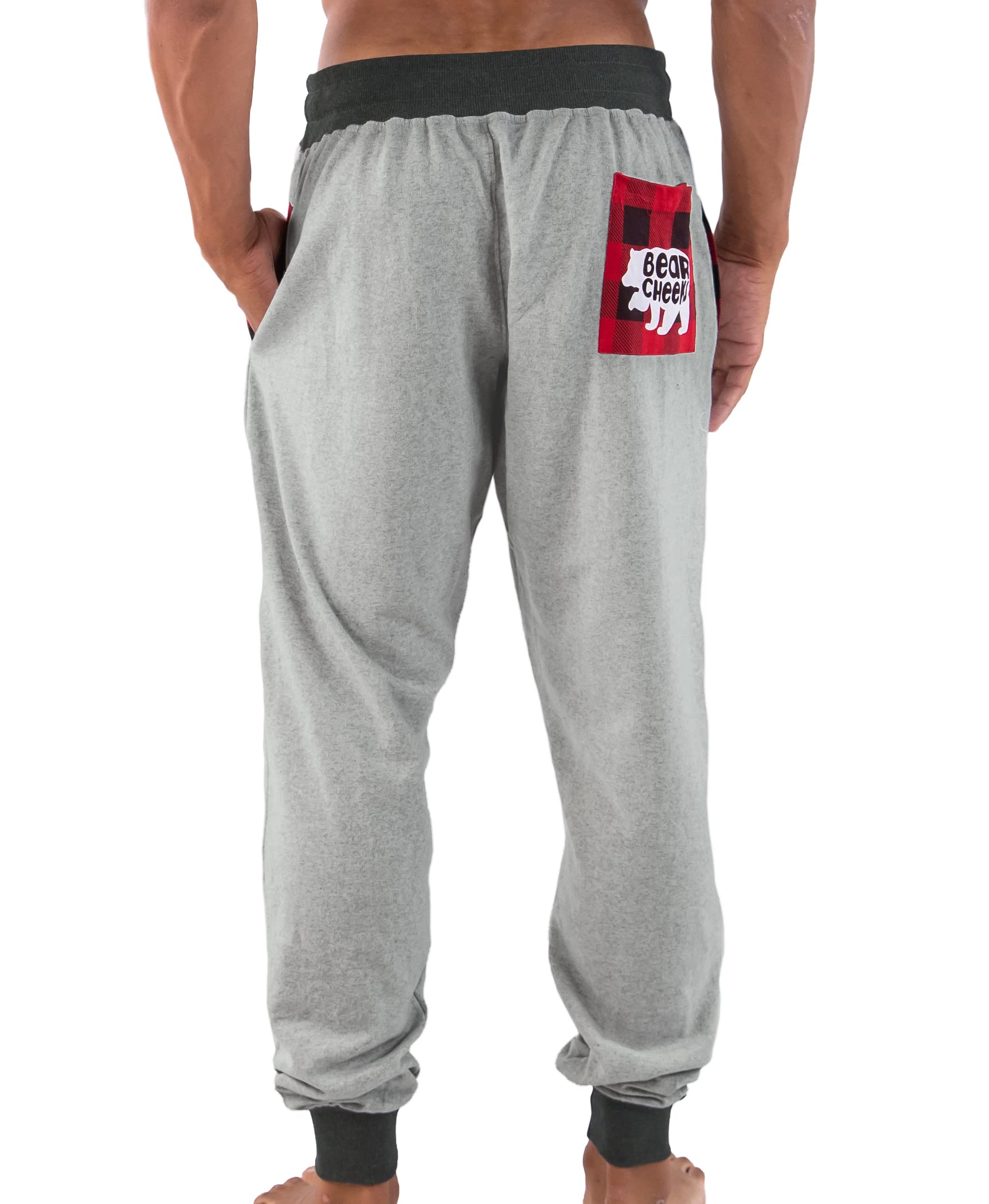 Lazy One Men's Jogger Sweatpants - Soft, Warm Fleece Lounge Pants with Pockets for Comfort & Style | Perfect for Home, Gym & Casual Wear