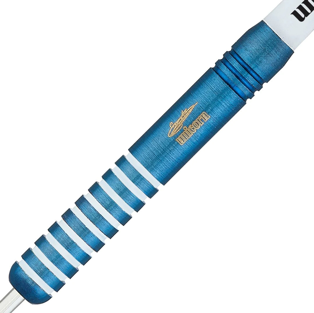 Unicorn Gary Anderson Blue SilverStar 80% Tungsten Darts - Professional Steel Tip Darts for Precision Throwing | Perfect for Home, Bar & Competitive Play
