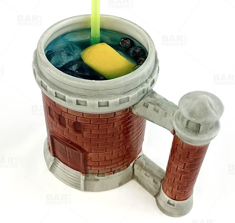 18 Oz Ceramic Castle Mug - Unique Medieval Themed Coffee Cup for Tea, Hot Chocolate & Gifts - Perfect for Fantasy Lovers, Game of Thrones Fans & Home Decor