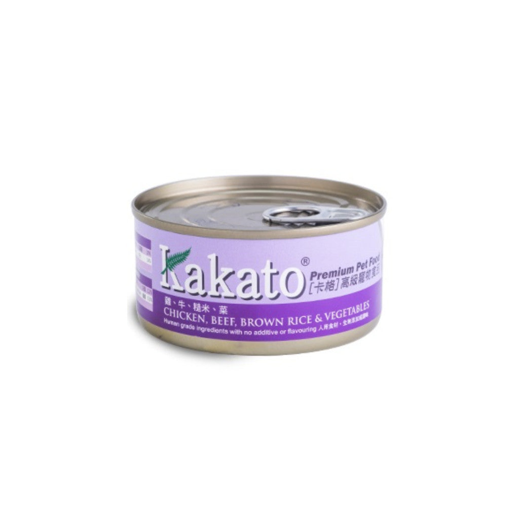 Premium Kakato 100% Human-Grade Wet Dog & Cat Food - 70g Can (Mix & Match Flavors) - Perfect for Picky Eaters & Senior Pets