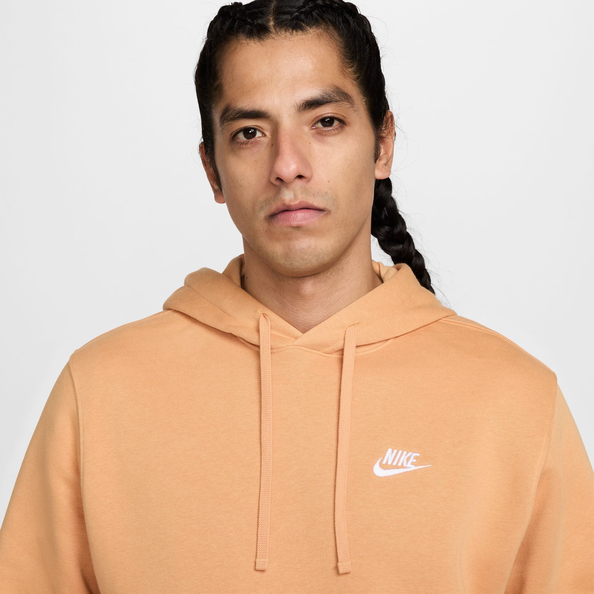 Nike Men's Sportswear Club Fleece Hoodie with Left Chest Logo - Comfortable & Stylish for Casual Wear, Gym, and Outdoor Activities