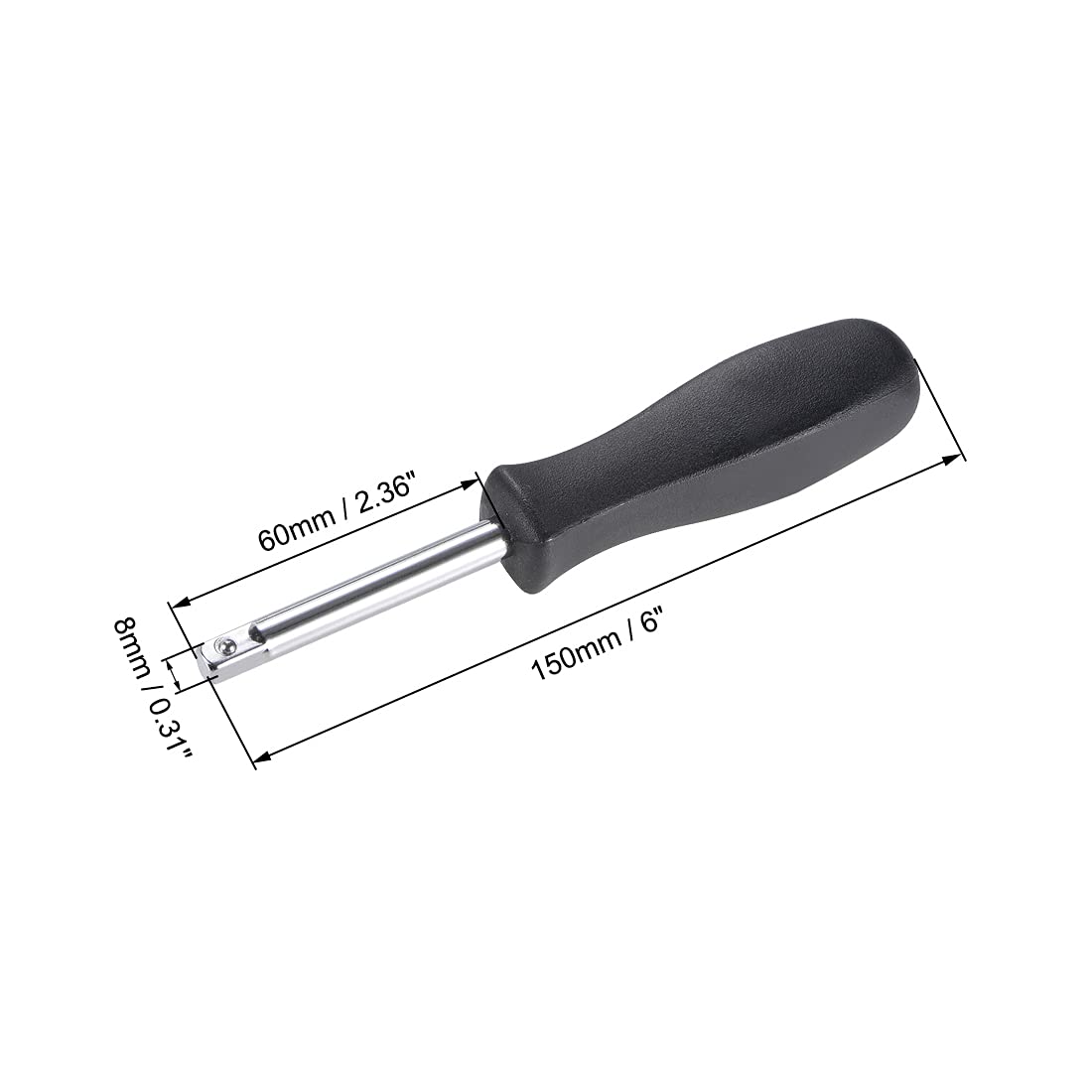 uxcell 2-Piece 1/4