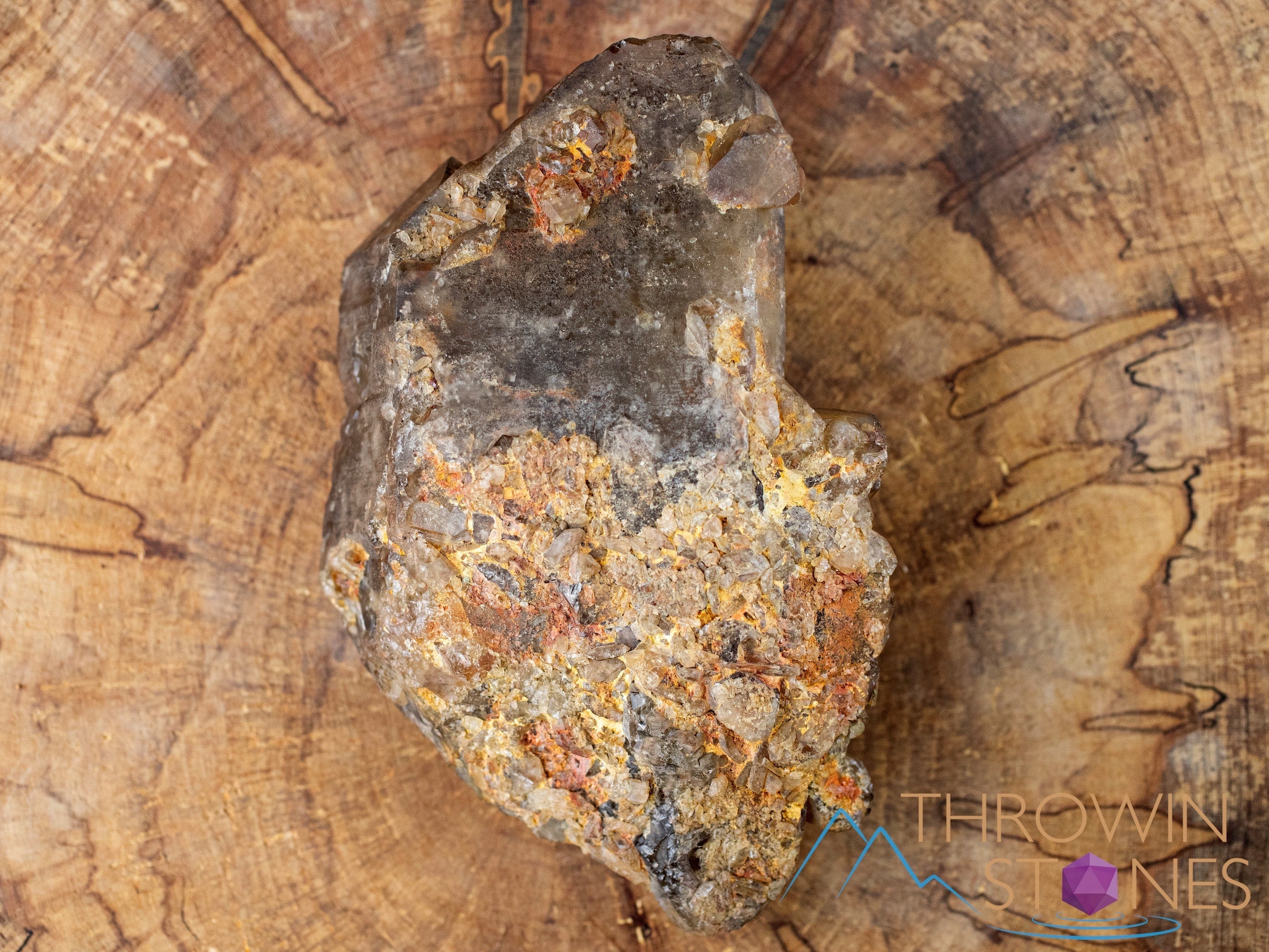 Natural Citrine Raw Crystal Point - November Birthstone, Healing Stone, Home & Office Decor, Feng Shui Crystal for Positive Energy - Perfect for Meditation, Gifts & Spiritual Healing