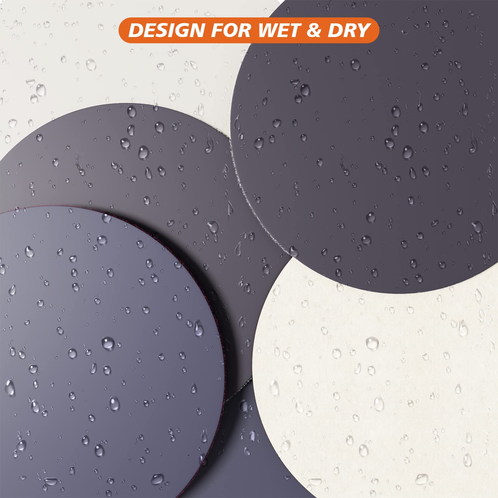 TOOVEM 49PCS 5 Inch Wet Dry Sanding Discs Kit with Hook and Loop Backing Pad - 600 to 10000 Grits Sandpaper for Wood, Metal & Car Polishing - Angle Grinder & 5/8-11 Drill Attachments - Perfect for DIY Projects, Auto Detailing & Furniture Refinishing