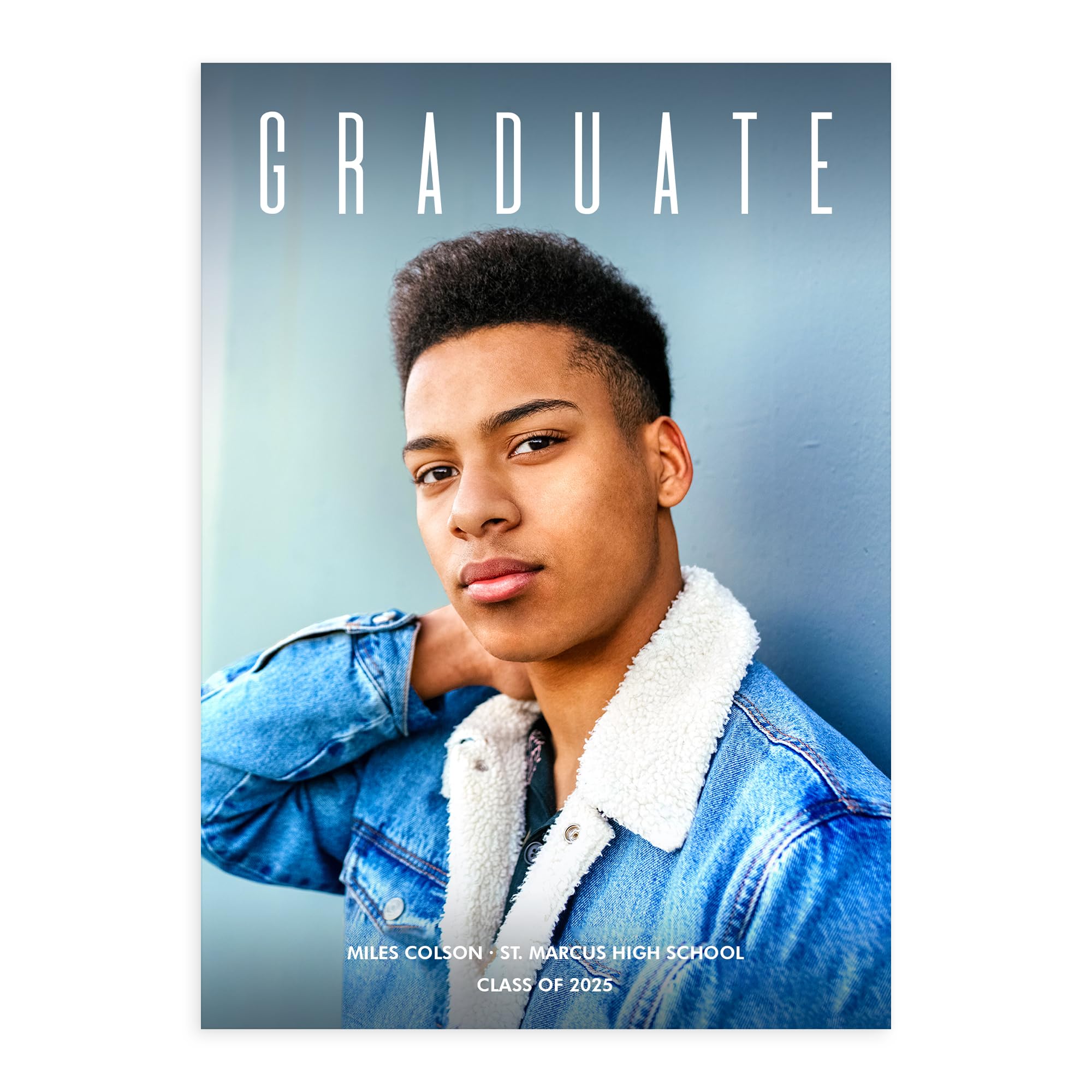 Custom Graduation Announcements for Class of 2025 - Personalized Photo Cards with White Envelopes - Premium 5x7 Edge-to-Edge Quality Invitations (150 Pack) - Perfect for High School & College Graduation Parties, Commencement Celebrations & Memory Keepsakes