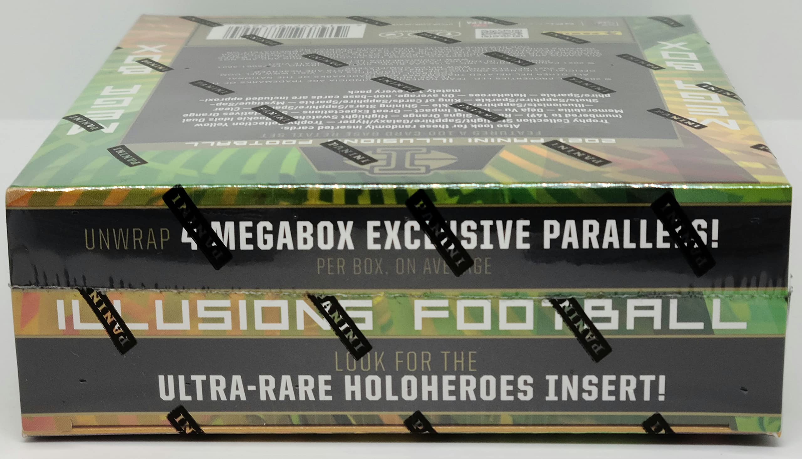 2021 Panini Illusions NFL Trading Cards Mega Box - 7 Packs per Box | Collectible Football Trading Cards for Sports Fans & Card Collectors | Perfect for Gifts, Investments & Game Day Trading