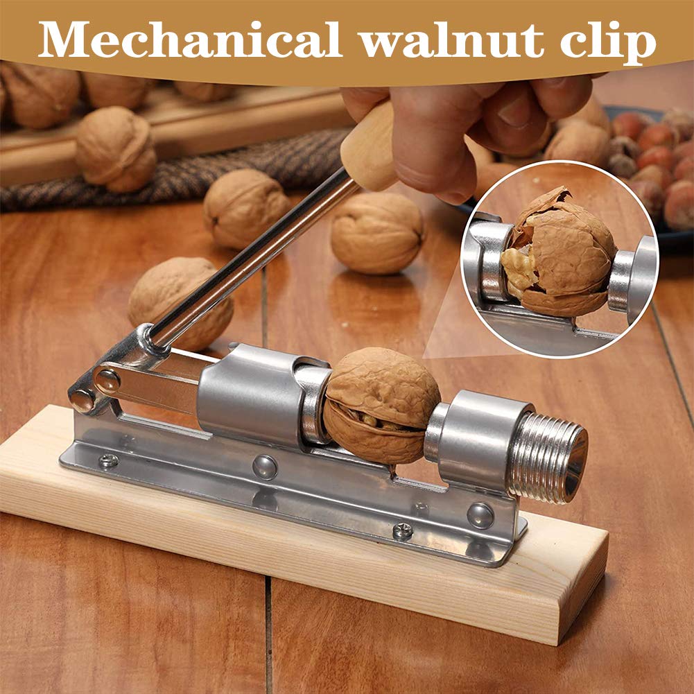 Heavy Duty Nutcracker Tool for Walnuts, Pecans, Almonds - Kitchen & Camping Use