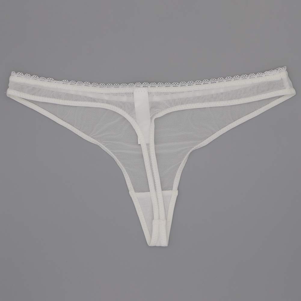 Sexy Sheer Unlined Bra & Panty Set with Garter Belt & Stockings - 4 Piece Transparent Lingerie for Sensual Nights & Special Occasions