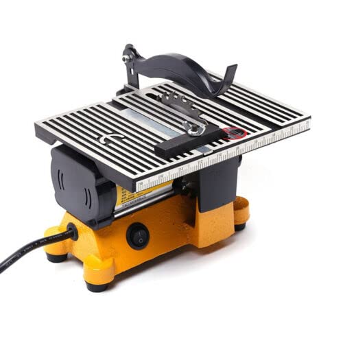 Mini Bench Saw for Wood, Copper & Aluminum Cutting - Portable Table Saw Machine for DIY Projects, Woodworking & Metal Crafting