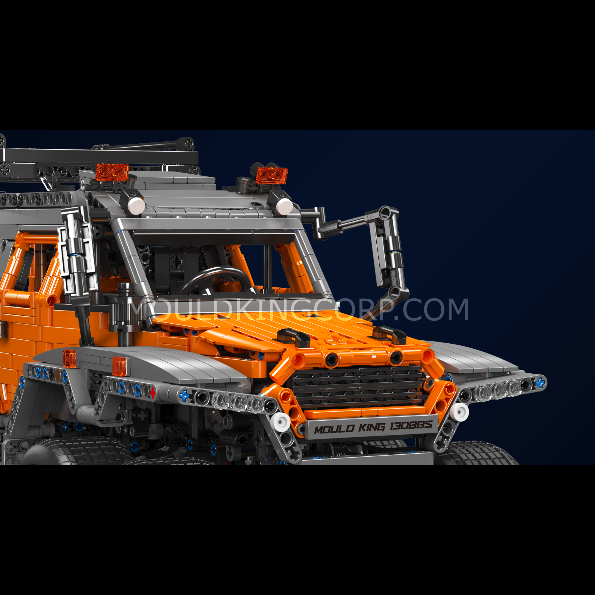 Mould King 13088S Avtoros Shama 8WD Remote Control Truck Building Kit - 3062 PCS STEM Construction Toy for Adults & Teens | Off-Road Adventure, DIY Engineering Project, Gift for RC Enthusiasts
