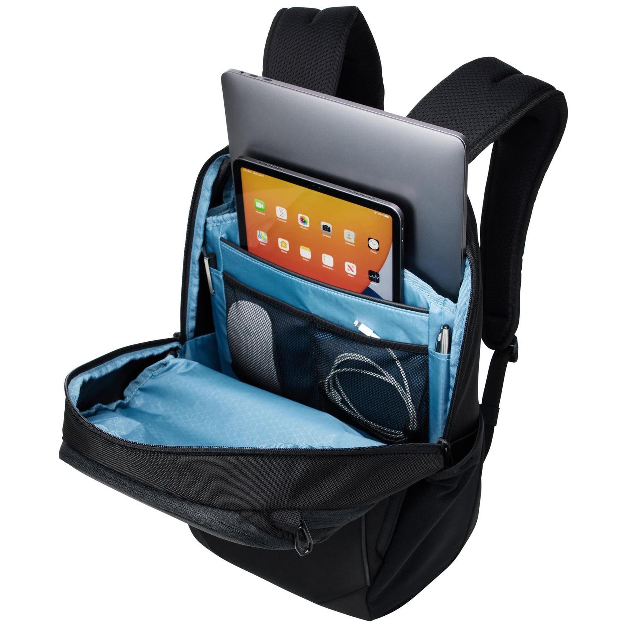 Thule Accent Backpack 23L - Lightweight Travel Backpack for Men & Women, Water-Resistant Laptop Backpack with USB Charging Port - Perfect for Commuting, Business Travel & Outdoor Adventures