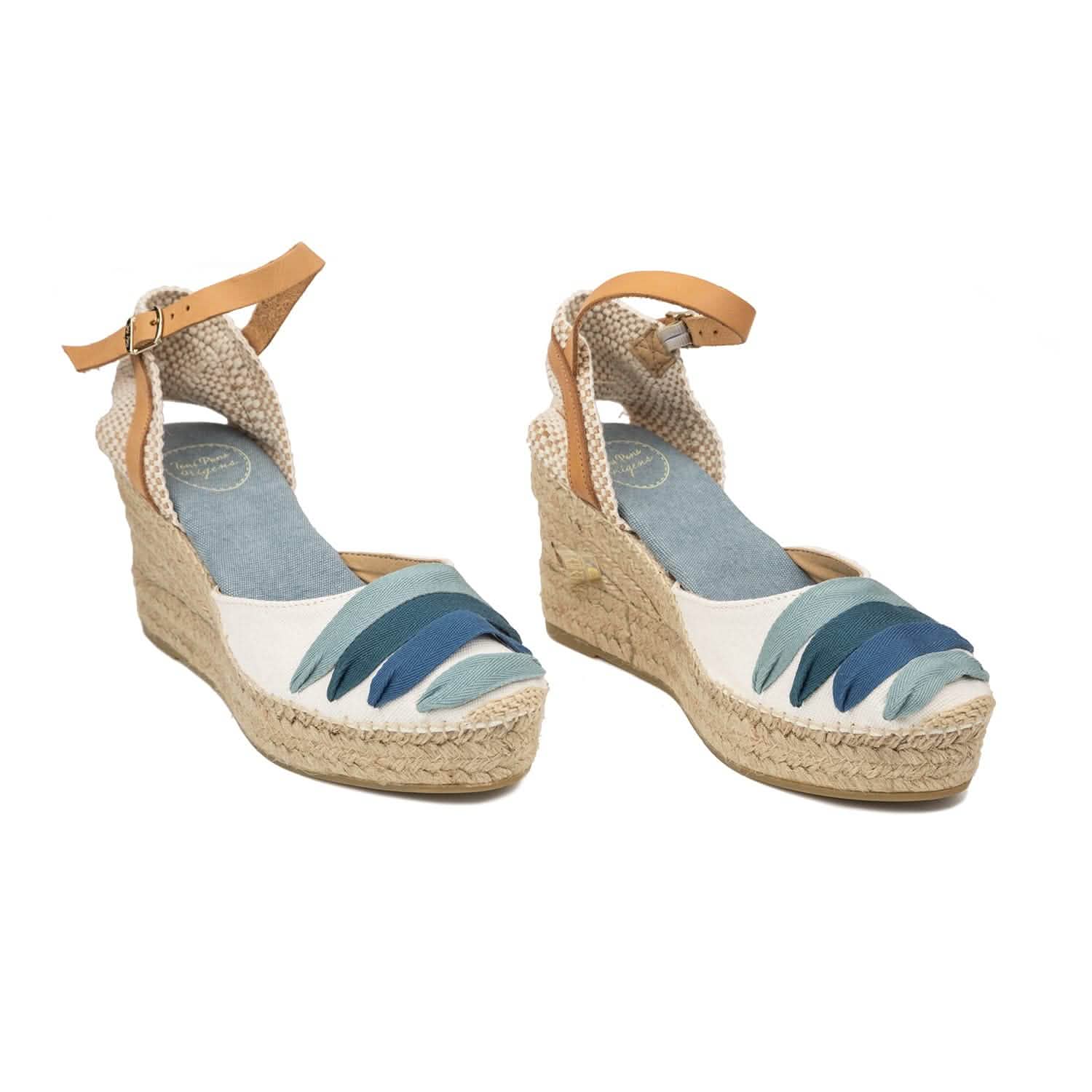 Women's Multicolor Cotton Blend Espadrilles - Comfortable Summer Slip-On Shoes for Beach, Vacation & Casual Wear - Lola CM