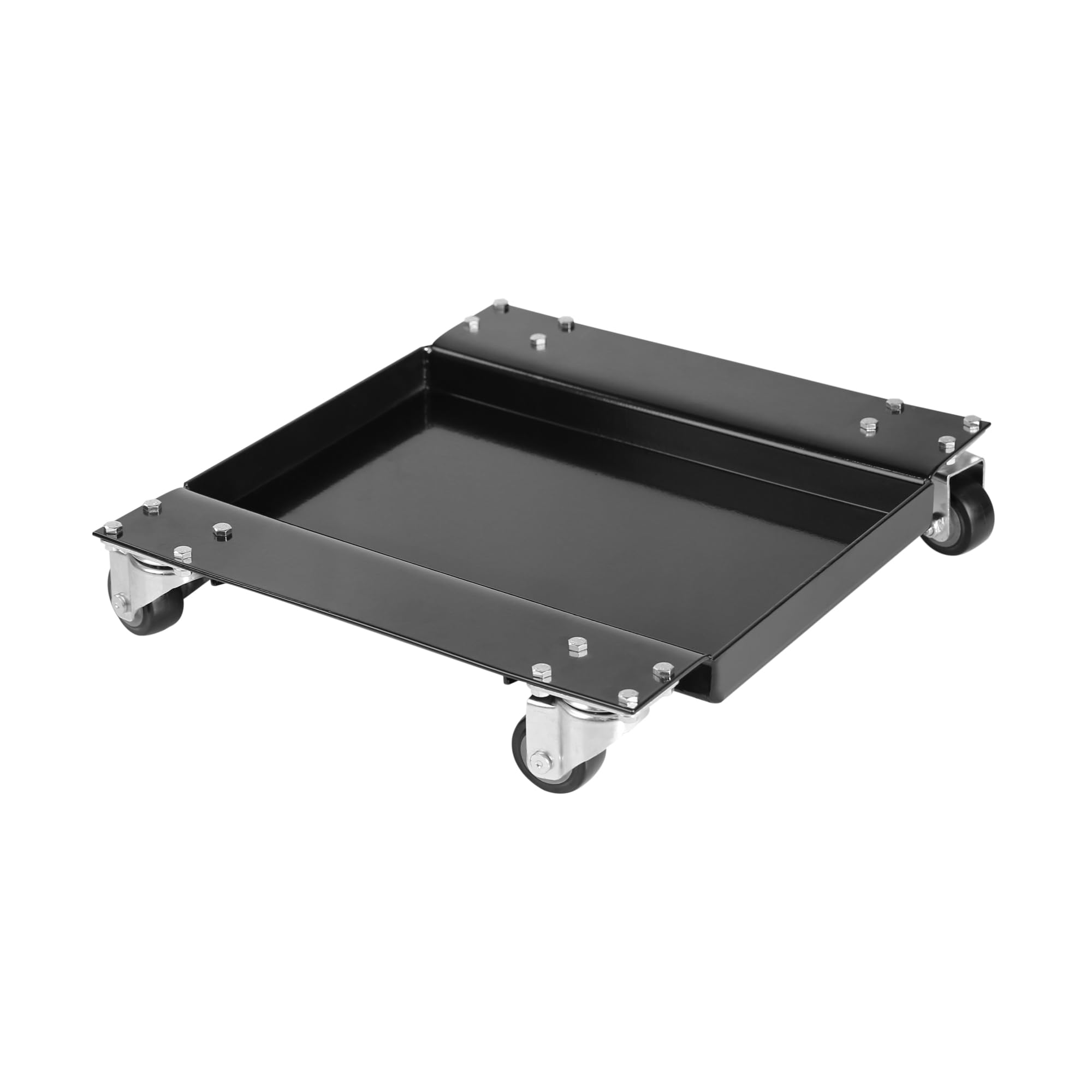 1100 LB Heavy Duty Motorcycle Scissor Lift Jack with Wide Deck & Dolly - Professional Bike Lift for Street Bikes, Cruisers & Touring Motorcycles - Perfect for Garage Repairs, Maintenance & Storage