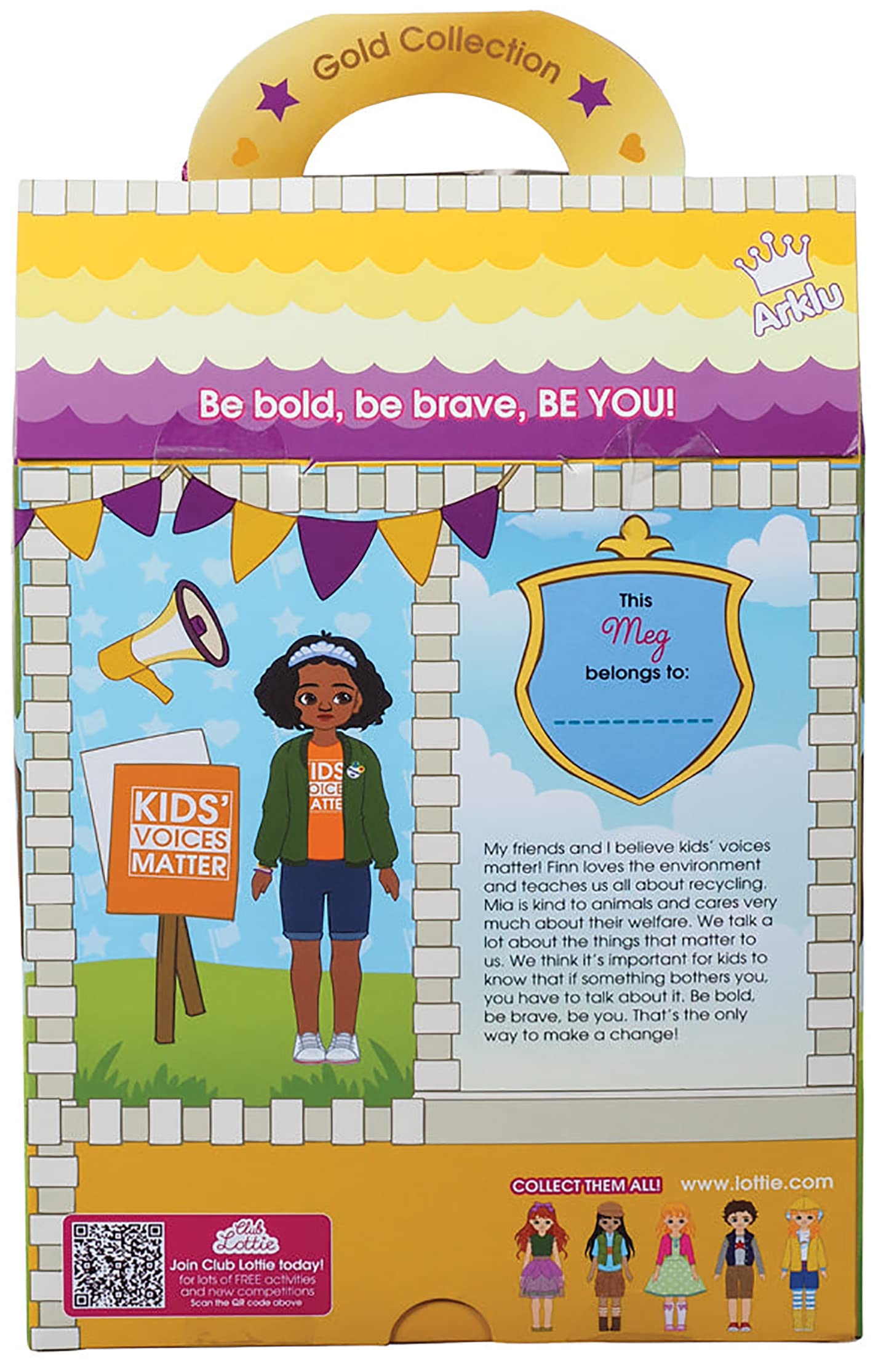 Lottie Activist Doll for Kids - Inspiring Black Doll for Girls & Boys - Play & Learn
