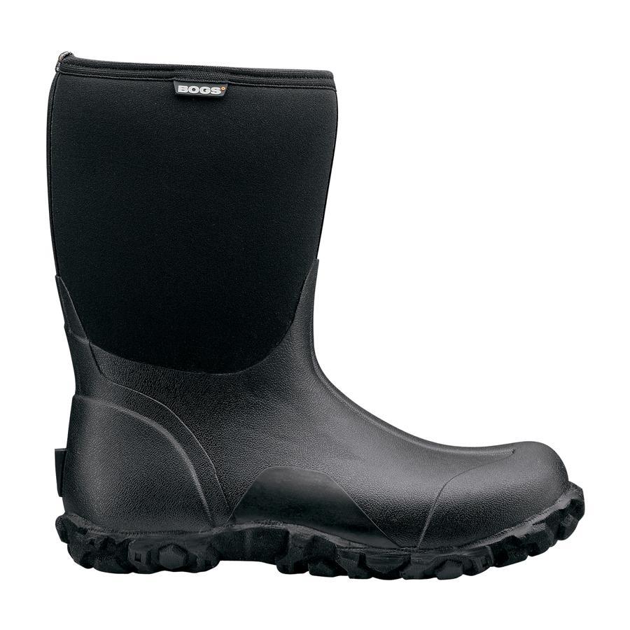 BOGS Classic Mid Men's Waterproof Winter Boots - Black - Final Sale - Perfect for Hiking, Snow & Outdoor Activities