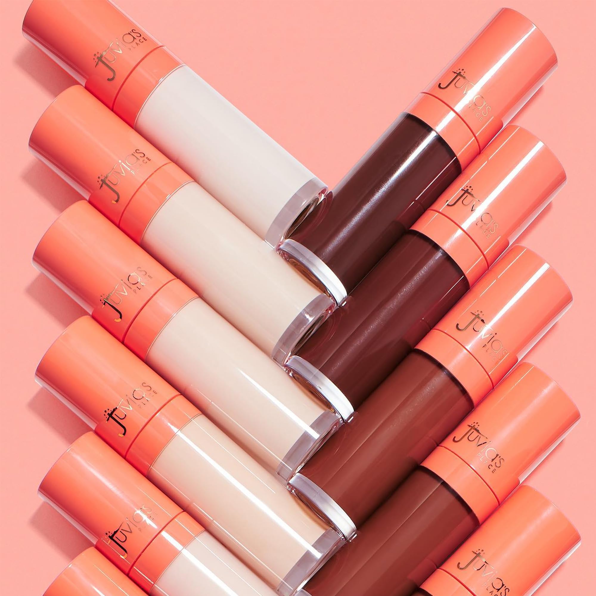 Juvia's Place I Am Magic Liquid Concealer - J10 Dark Cool Olive Undertone, 0.34 fl oz | Full Coverage, Hydrating, Waterproof & Long-Wear Concealer for Dark Skin Tones | Perfect for Contouring, Highlighting & Under Eye Brightening