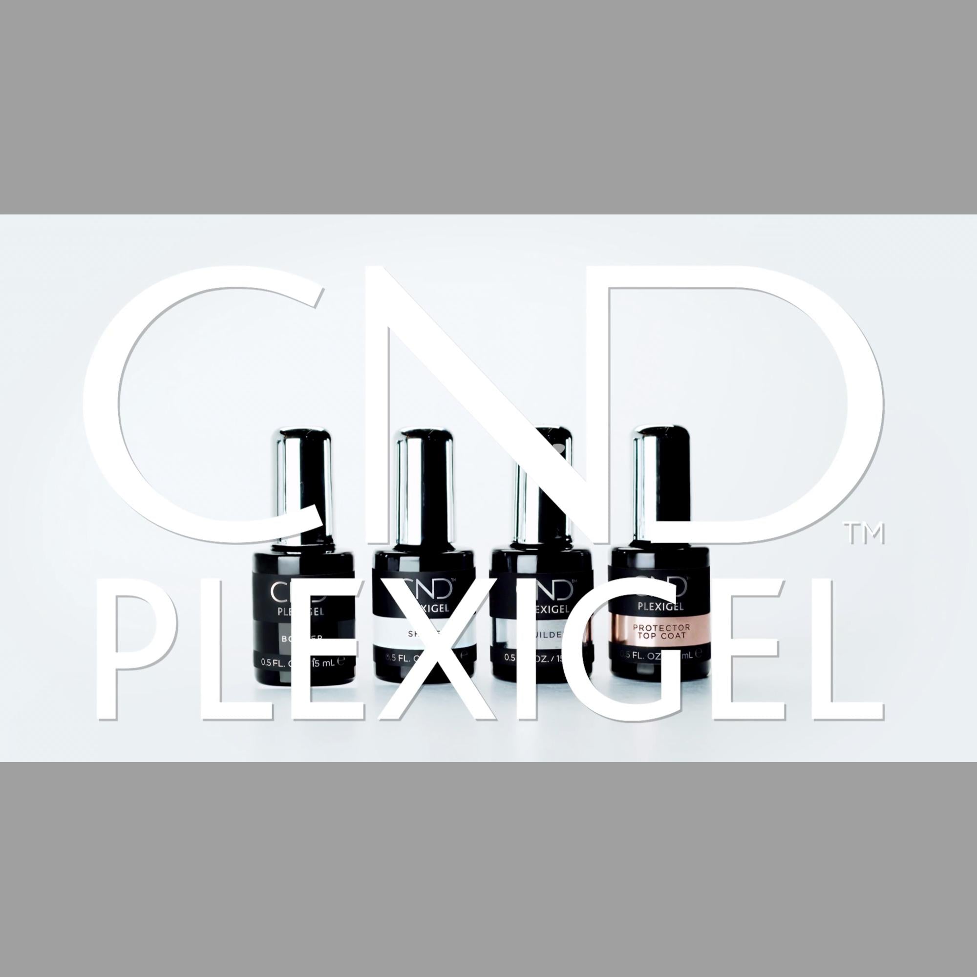 CND Plexigel Builder - 0.5 fl oz Nail Strengthener for Natural & Artificial Nails - Perfect for Salon & Home Manicures