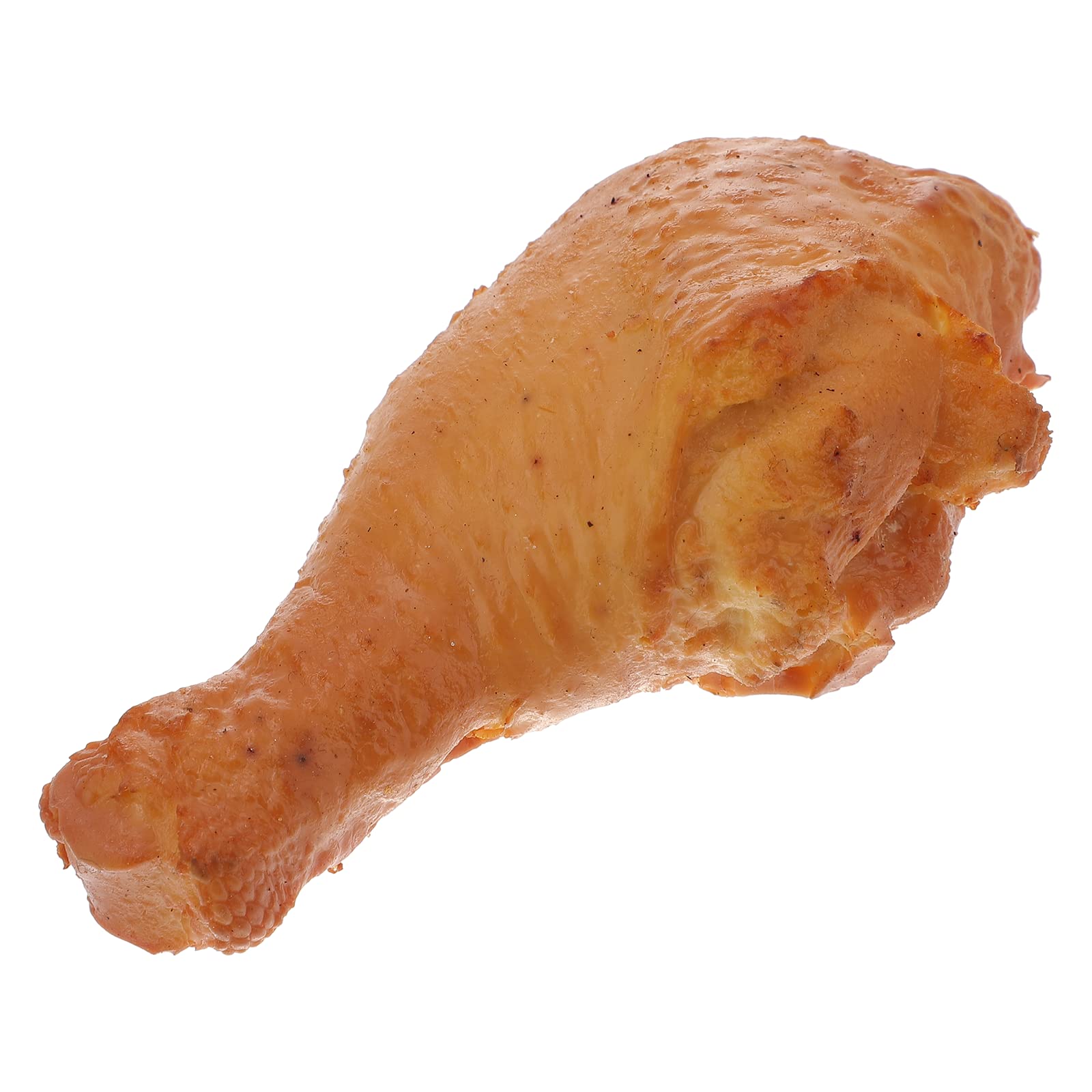 **LUOZZY Realistic Fake Fried Chicken Leg - Small Fake Food Prop for Photography, Restaurant Display, and Home Decor**