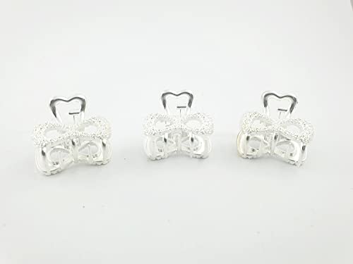Dhavesai Metal Hair Clips for Women - Stylish 3-Pack Hairpins, Claw Clips & Hair Accessories | Perfect for Girls & Women | Great Gift Idea in Multicolor | Ideal for School, Work, Parties & Everyday Use