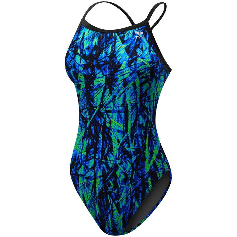 TYR Sagano Diamondfit Women's Competition Swimwear - High-Performance One-Piece Swimsuit for Racing & Training - Perfect for Pool, Lap Swimming & Competitive Events