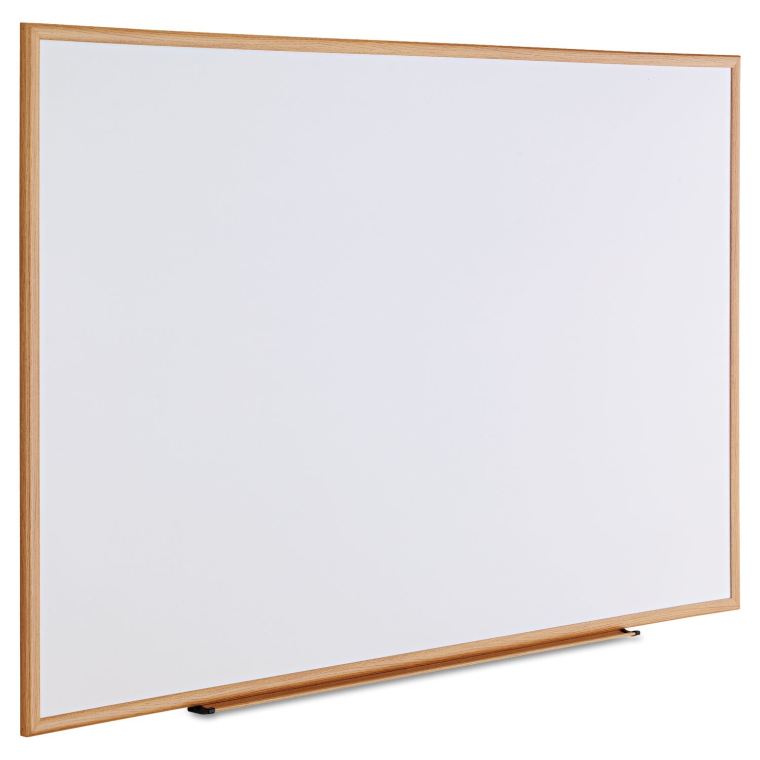 Universal 43621 White Melamine Dry-Erase Board 72x48 Inches with Oak Frame - Perfect for Office Meetings, Classroom Teaching & Home Organization
