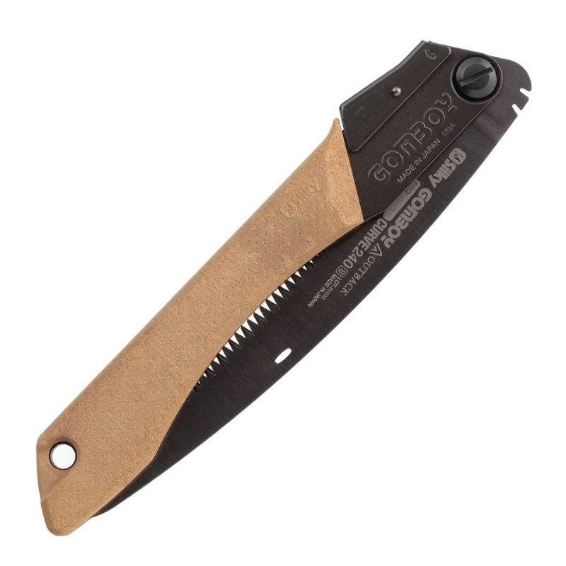 Silky GomBoy Curve Folding Saw - Professional Japanese Pruning Saw for Camping, Hiking & Outdoor Survival (Outback Edition) | Perfect for Tree Trimming, Bushcraft & Woodworking