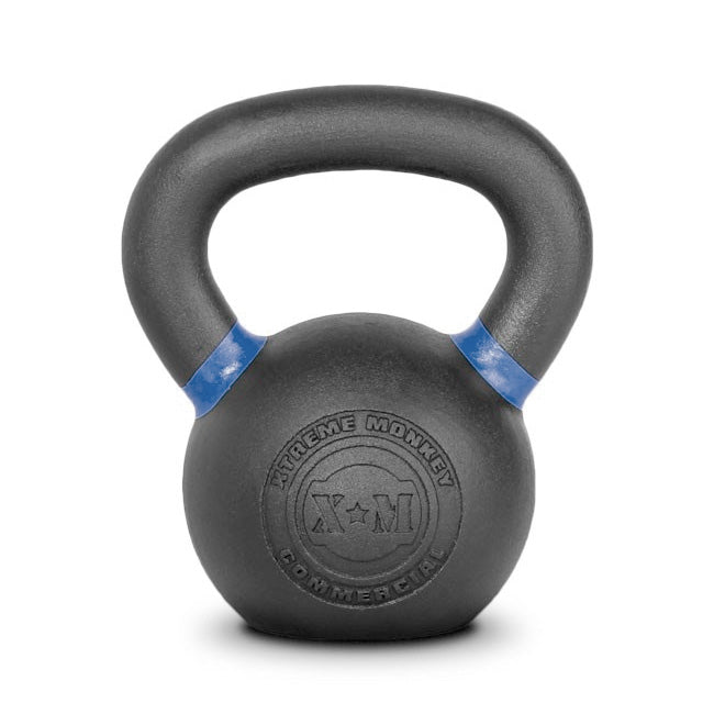 XM FITNESS 12kg Cast Iron Kettlebell - Premium Home Gym Equipment for Strength Training & CrossFit Workouts