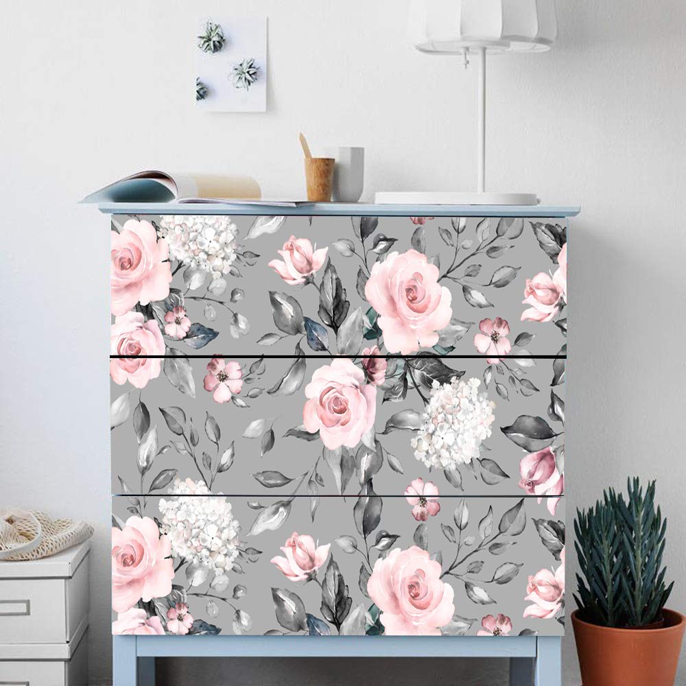 Self-Adhesive Dresser Sticker | Peel and Stick Furniture Decals | Removable Furniture Skin for MALM Dresser (008) | Easy DIY Home Decor Upgrade for Bedroom & Kids Room