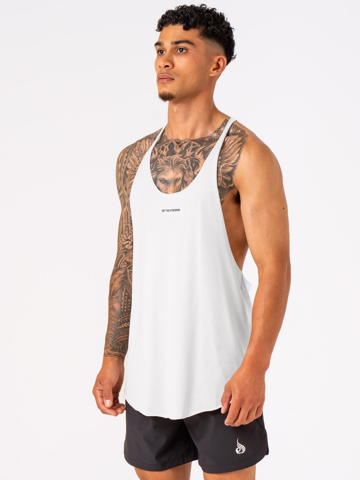 Arnie T-Shirt for Men - Premium White Cotton Tee - Comfortable Casual Wear for Everyday Outfits & Street Style