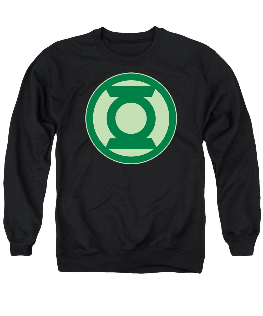 Green Lantern Symbol Unisex Crewneck Sweatshirt for Men & Women | Superhero Comic Book Fan Apparel | Casual Wear & Cosplay Costume