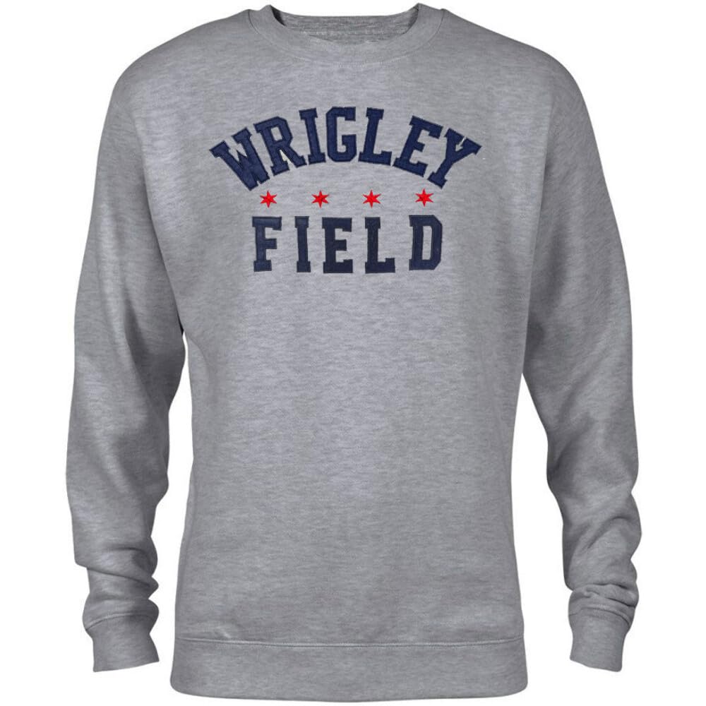 Wrigley Field Vintage Flock Crewneck Sweatshirt - Retro Baseball Fan Apparel for Chicago Cubs Games & Casual Wear