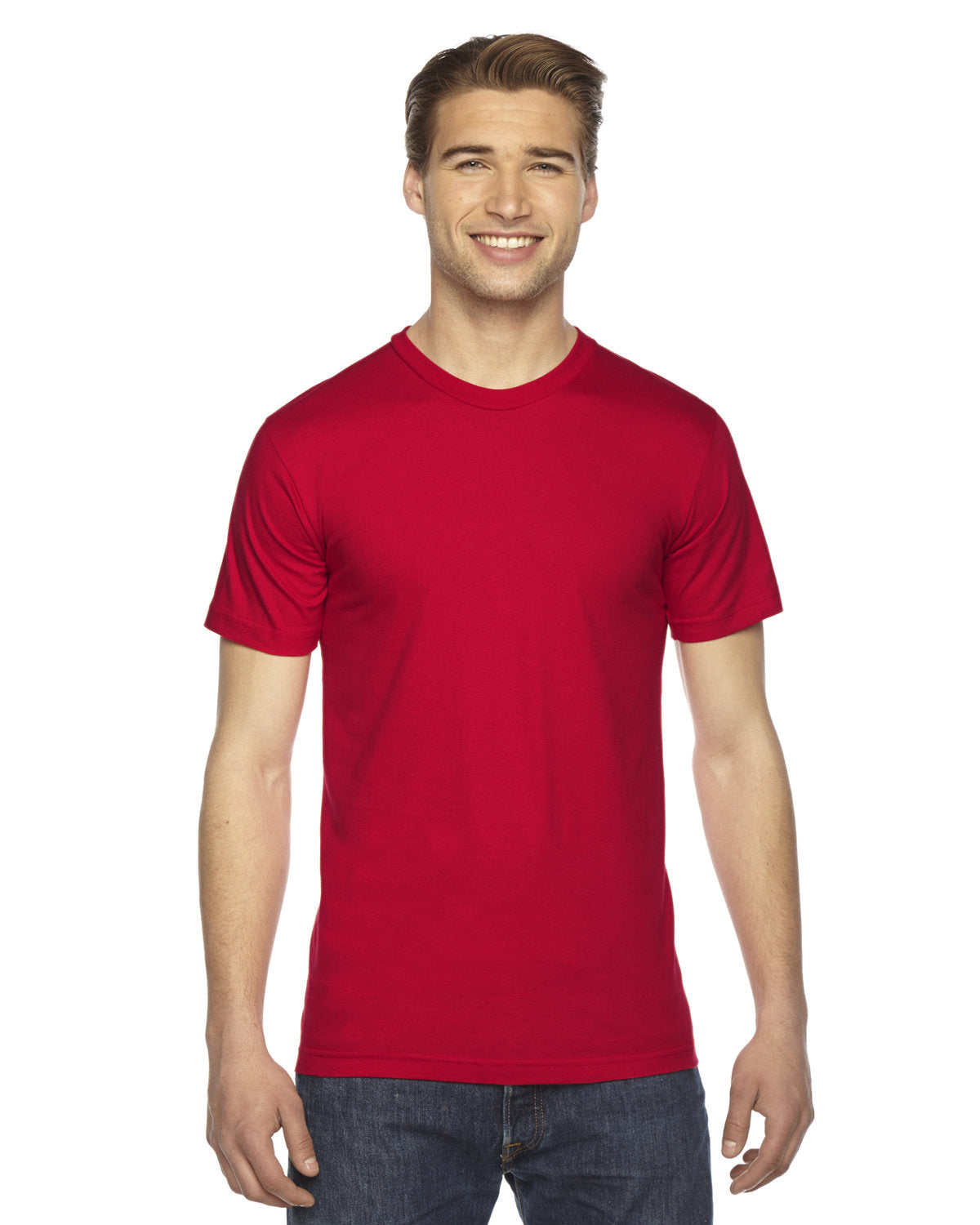 American Apparel 2001W Unisex Fine Jersey Short Sleeve T-Shirt | Soft Cotton Tee for Men & Women | Perfect for Casual Wear, Gym & Everyday Outfits